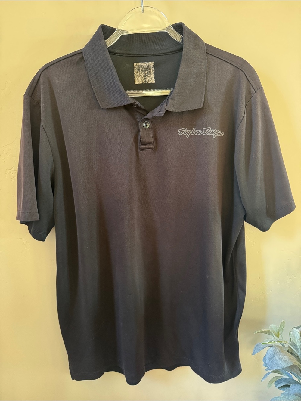 Troy Lee Designs Men's Black Performance Polo